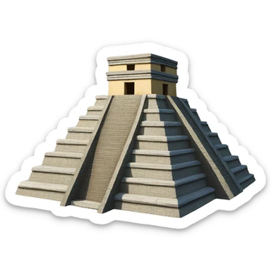 Pirámide maya sticker