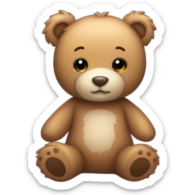 cute teddy bear sticker
