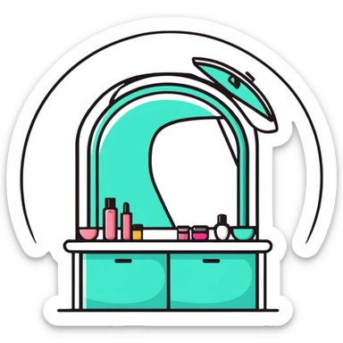 beauty salon network sticker