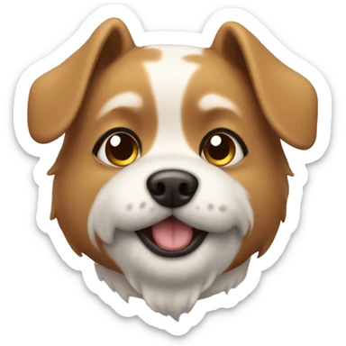 Cute dog sticker