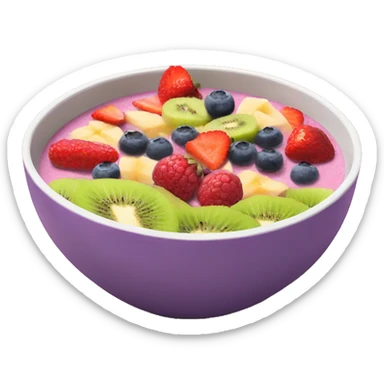 Smoothie Bowl with Fruits sticker