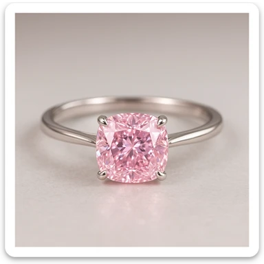 pink diamond ring sticker