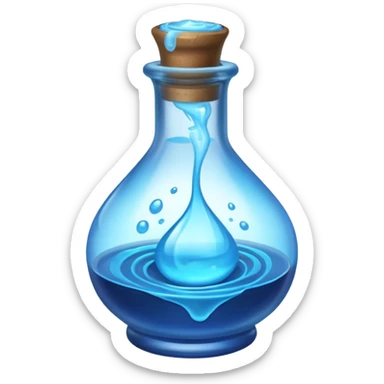 Blue mana potion sticker