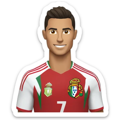 Cristiano Ronaldo portugal sticker