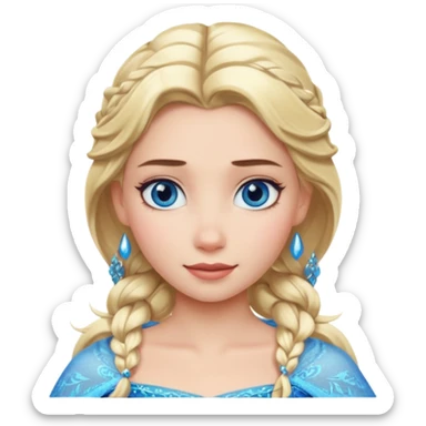 elsa frozen disney sticker