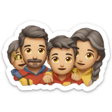 alerte famille sticker