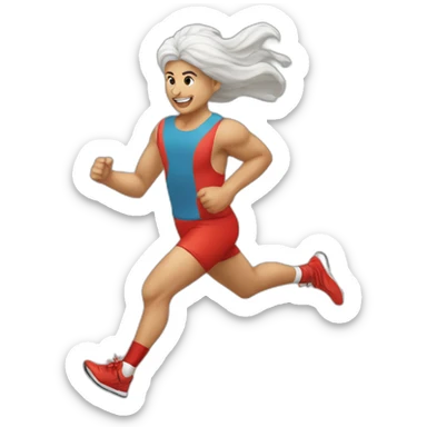 running georgian khinkali sticker