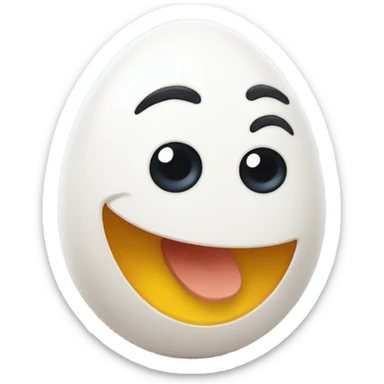egg with animation sticker