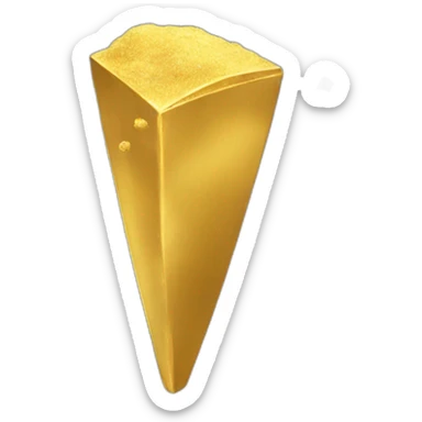 dust becoming gold bar sticker