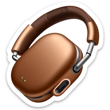 Airpods max brown color sticker