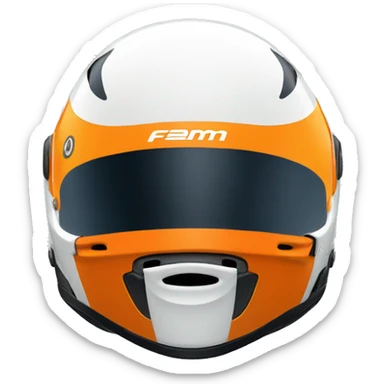 mclaren f1 helmet sticker