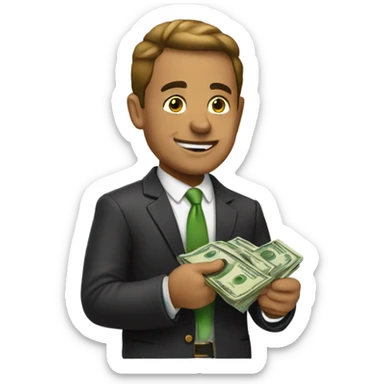Cash sticker