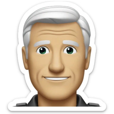Leslie nielsen sticker