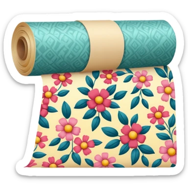 A roll of wallpaper  sticker