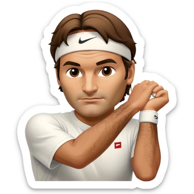 Roger federer  sticker