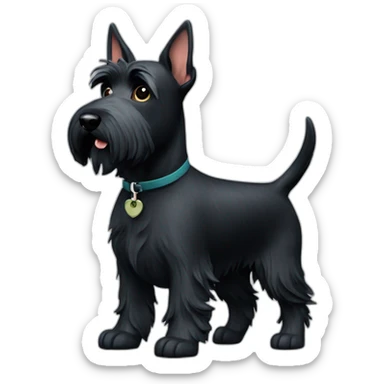 scottish-terrier-dog-walking sticker