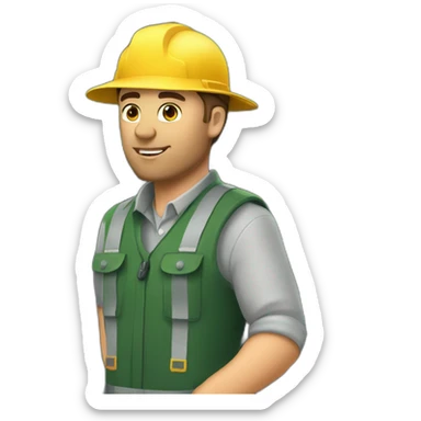 agricultural technician harvester driver sticker