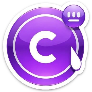 record vinyl purple sticker