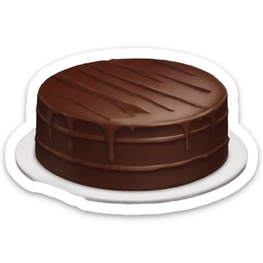 Chocolate cake  sticker