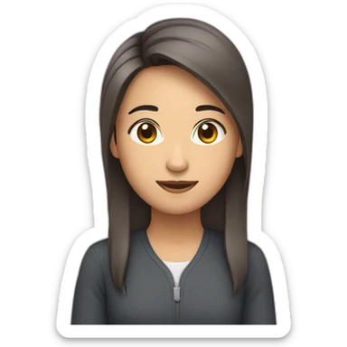 asian-man-brune-woman sticker