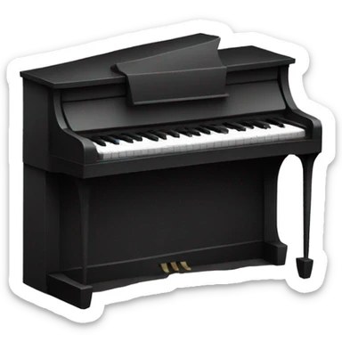 Piano sticker