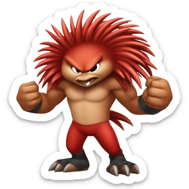 Knuckles . EXE sticker