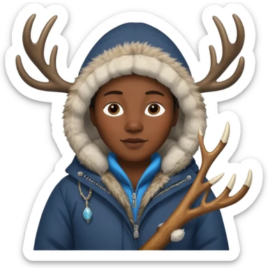 Inuits deer
 sticker