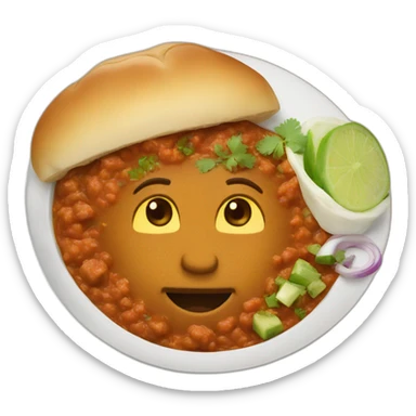 Pav bhaji sticker