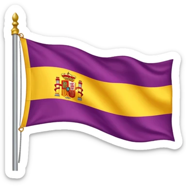 Bandera republicana española sticker
