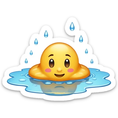 Rainy season sticker