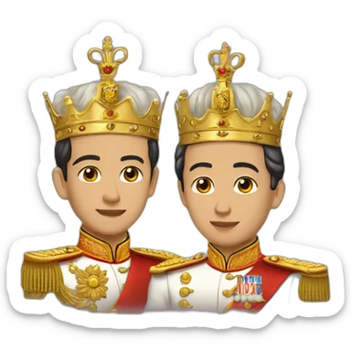 King rama vi and v sticker