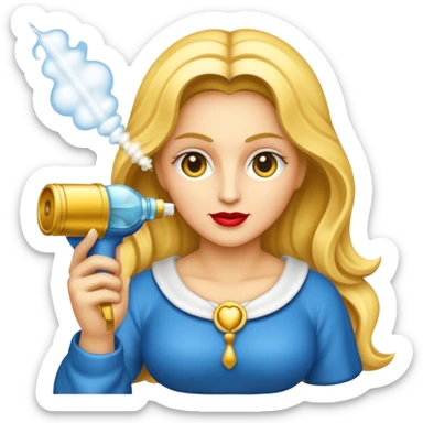 emoji della madonna con una bomboletta spary
 sticker