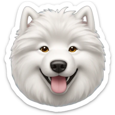 samoyed dog sticker