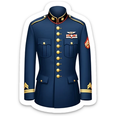 United states marine corps dress blue sticker