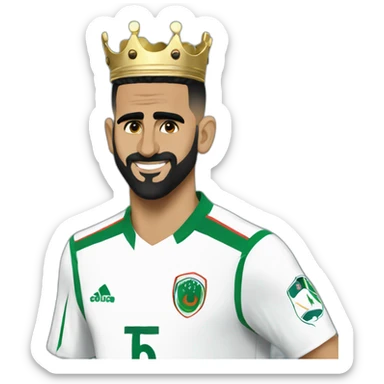 Mahrez is a king of Algeria  sticker