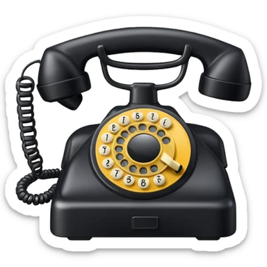 Telephone sticker