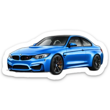 blue f80 m3 sticker