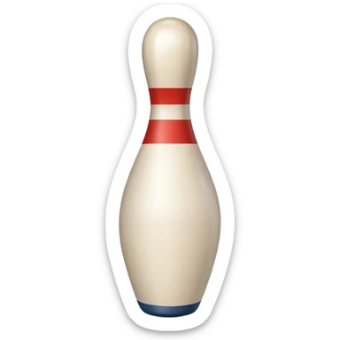 bowling pin sticker