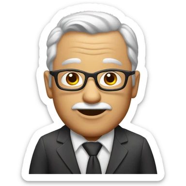 Un papa qui boit du café sticker