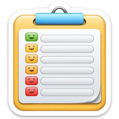 weekly to-do list sticker