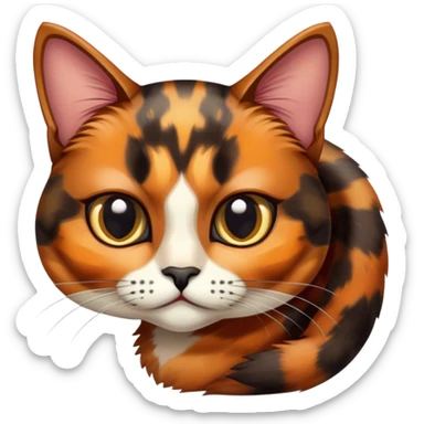 tortoise cat sticker