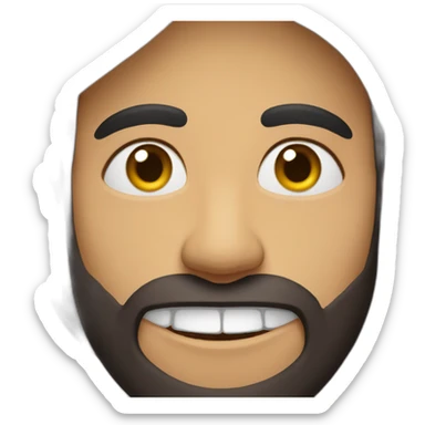 Arabic guy without teeth sticker