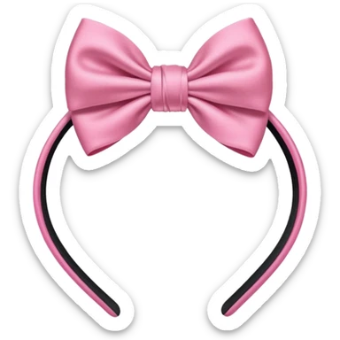 Pink Headband sticker