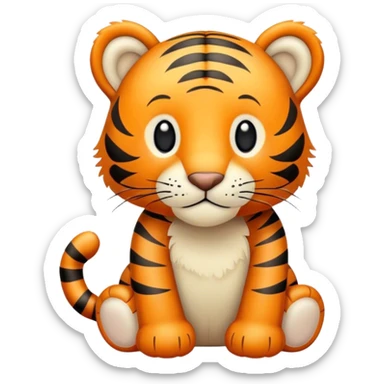 Jellycat bashful tiger  sticker