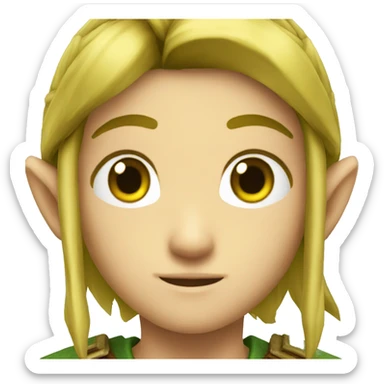 Zelda link  sticker