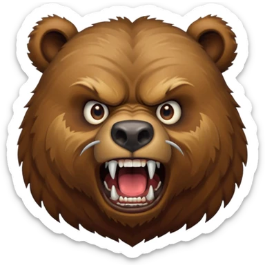 A random cool animal thats veeeeery angry sticker