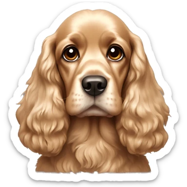 Cocker spaniel sticker