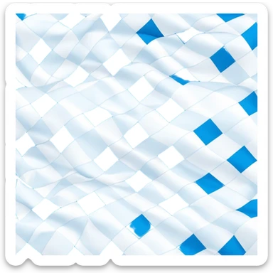 Bavarian flag with blue and white lozenges sticker