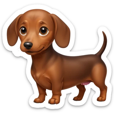 cane bassotto sticker