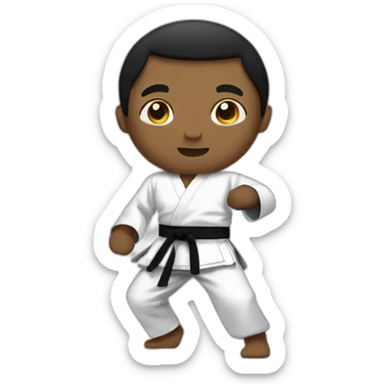 Martial arts sticker